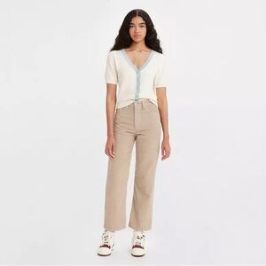 Levi’s Ribcage Corduroy in Granola